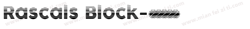 Rascals Block字体转换